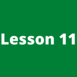 Forex course lesson 11