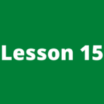 Forex course lesson 15